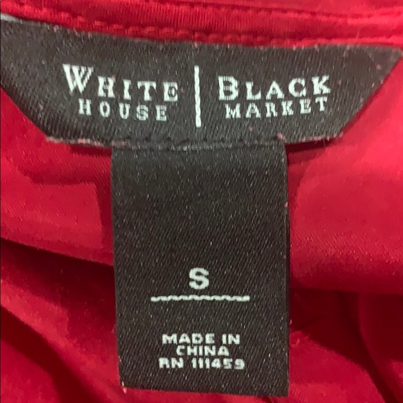 ❌SOLD❌WHBM SILK top - Picture 5 of 6